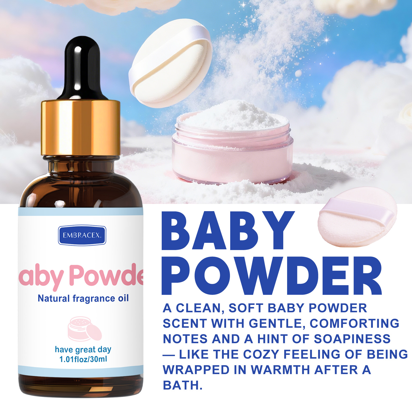 30ml Baby Powder Essential Oil – обзор и цена Candle Fragrance Supplies