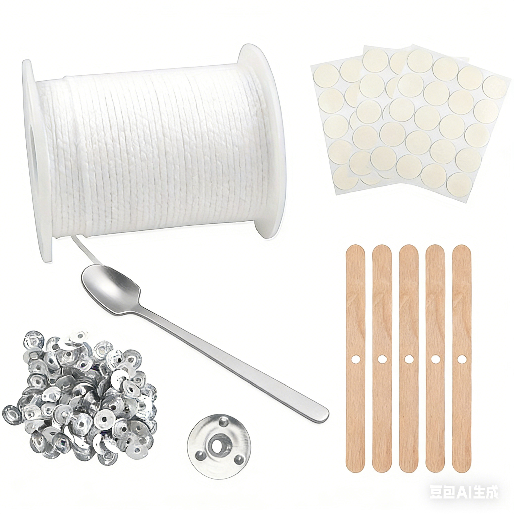Premium DIY Candle Making Kit: – обзор и цена Wood Wick Tab Set