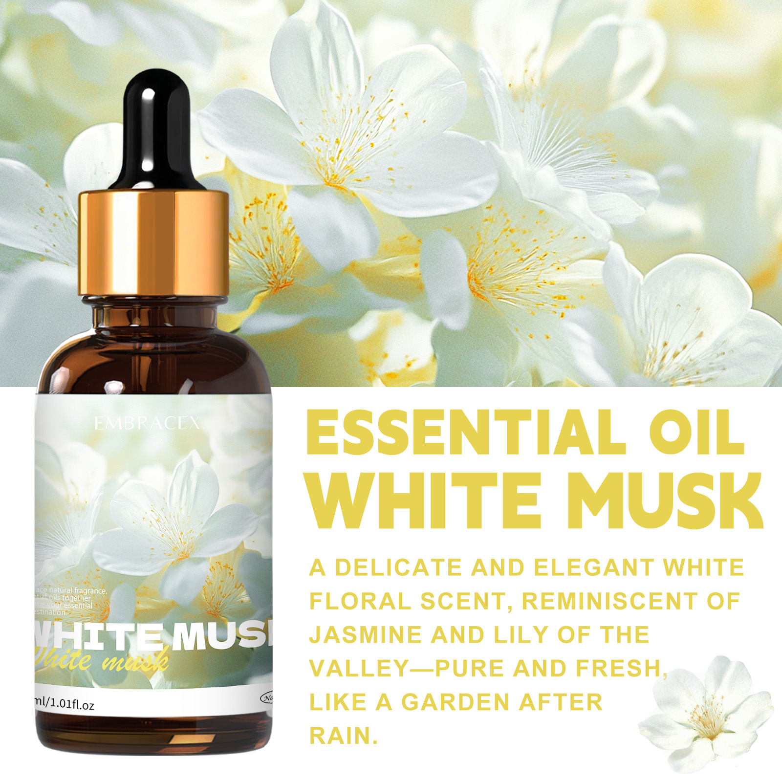 30ml White Musk Essential Oil  – обзор и цена Candle Fragrance Supplies